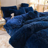Pluchen dromen - 5 sets fleece beddengoed + hartkussen