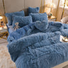Pluchen dromen - 5 sets fleece beddengoed + hartkussen