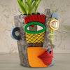 Abstract Gezicht Plantenbak