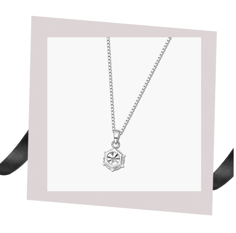 Collana Classica in Moissanite – Brilla come la Stella che Sei