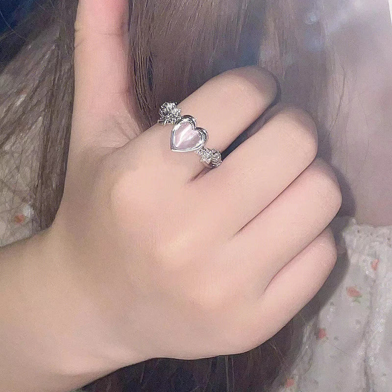 Anello Regolabile Antiossidante per Cuore