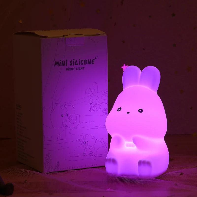 Lampada da notte con 7 colori a sfioramento