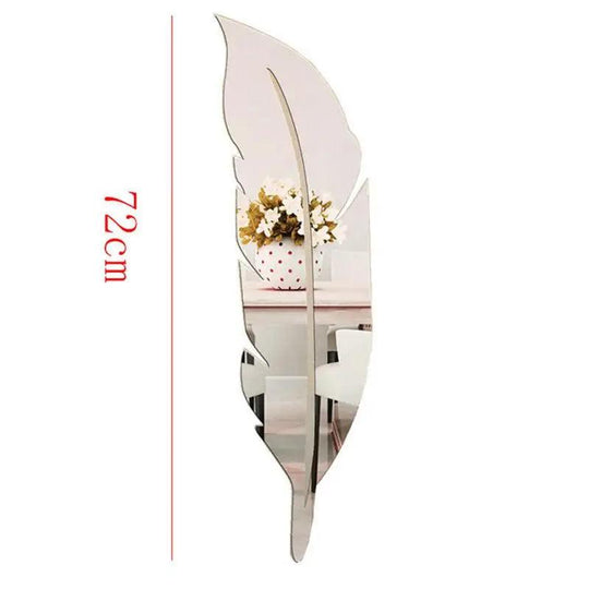 Stylish Feather Mirror