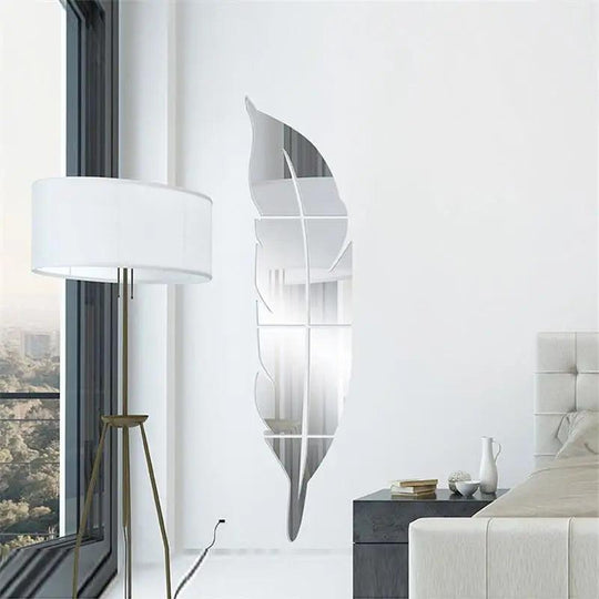 Stylish Feather Mirror