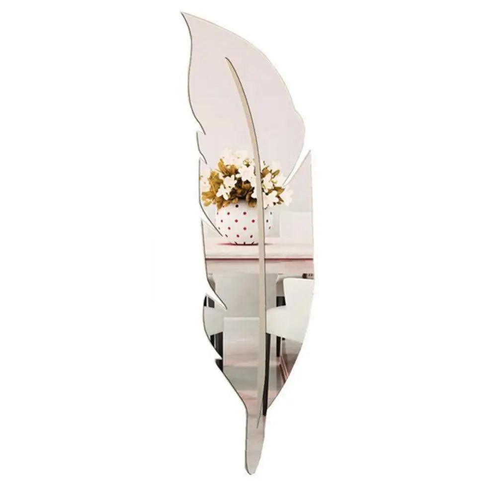 Stylish Feather Mirror