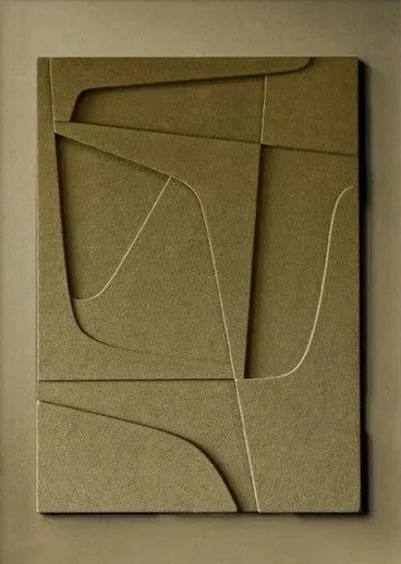 Decorazione murale astratta moderna