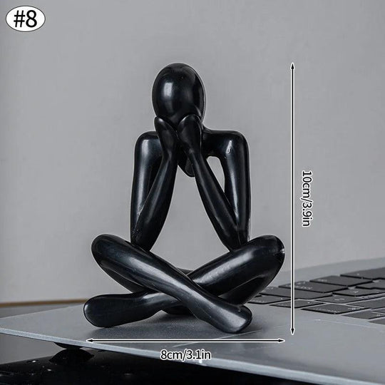 Statuetta Astratta Seduta