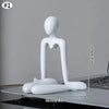 Zittend Abstract Beeldje