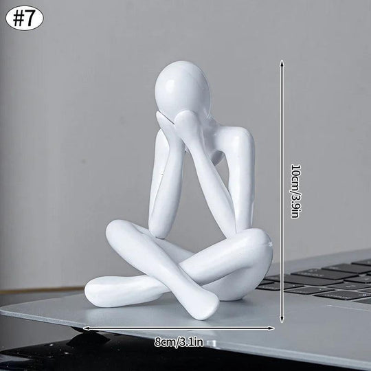 Statuetta Astratta Seduta