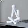Zittend Abstract Beeldje