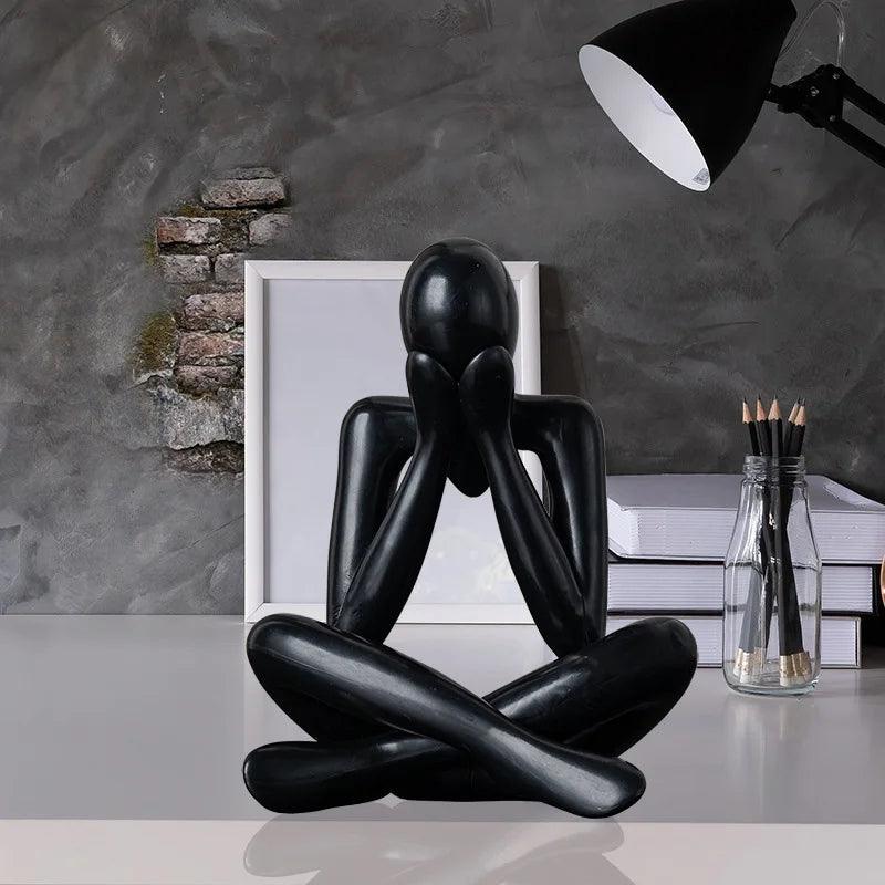 Statuetta Astratta Seduta