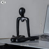 Zittend Abstract Beeldje