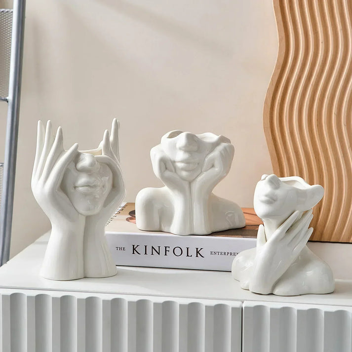 Vaso in ceramica unico e moderno
