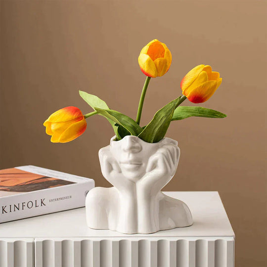 Vaso in ceramica unico e moderno