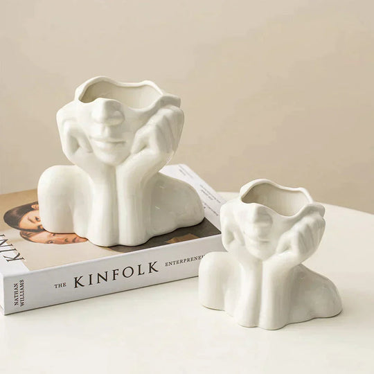 Vaso in ceramica unico e moderno