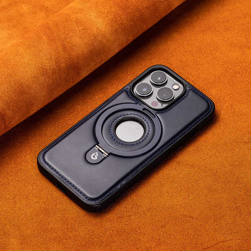 Schokbestendig Leren Magnetisch iPhone Hoesje