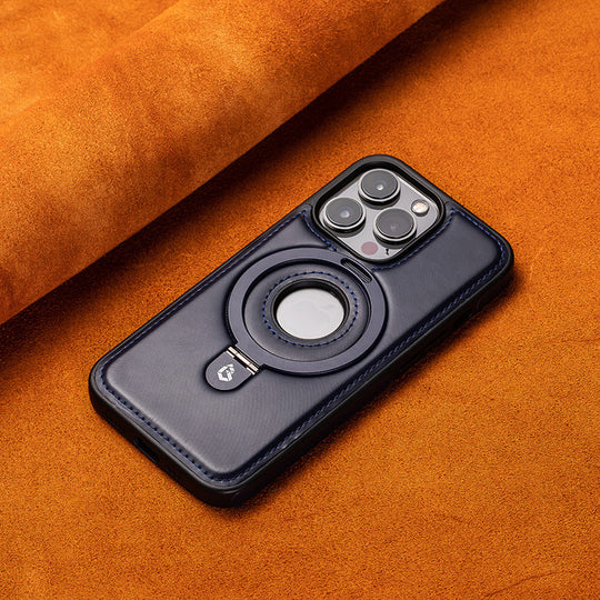 Shockproof Leather Magnetic iPhone Case