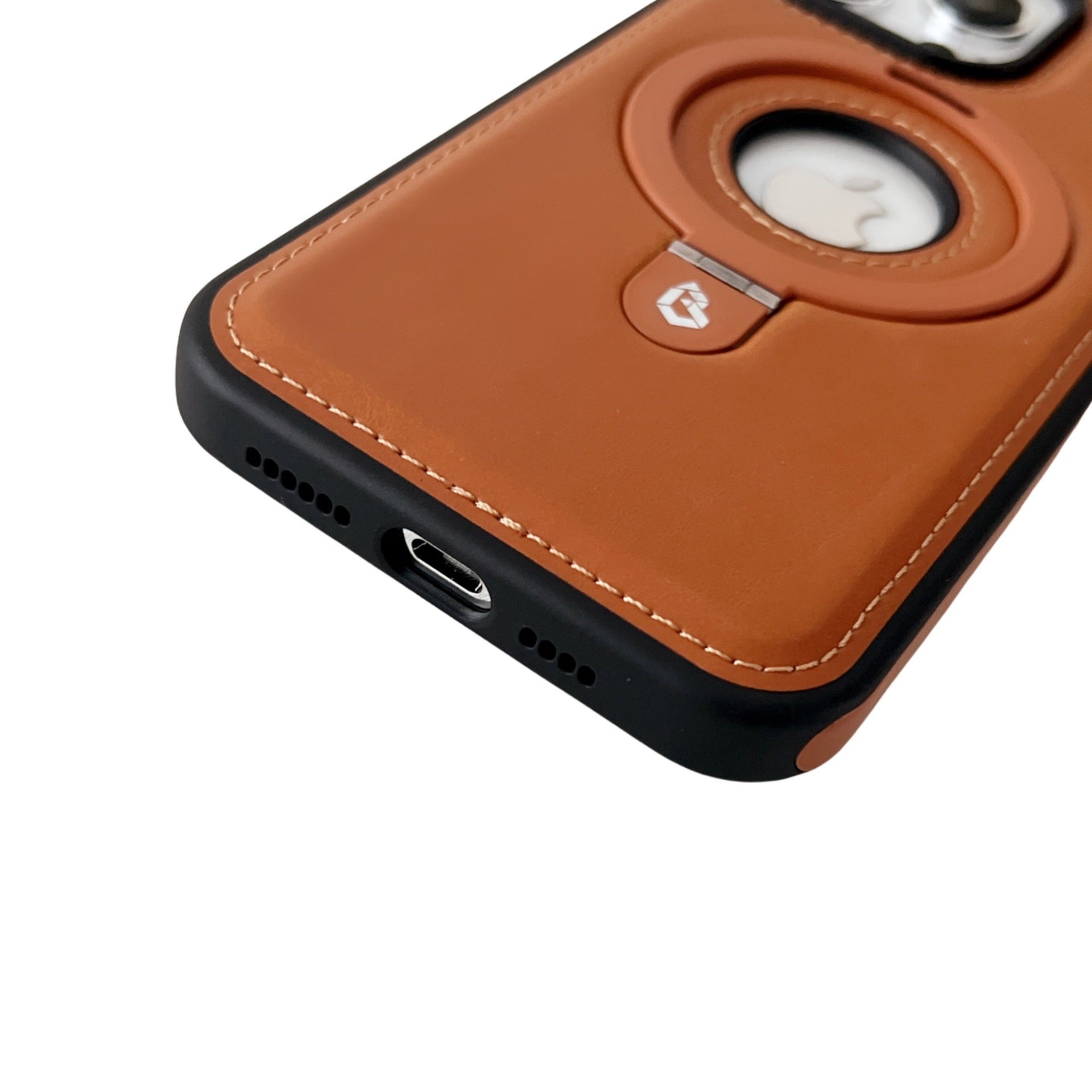 Schokbestendig Leren Magnetisch iPhone Hoesje