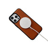 Schokbestendig Leren Magnetisch iPhone Hoesje