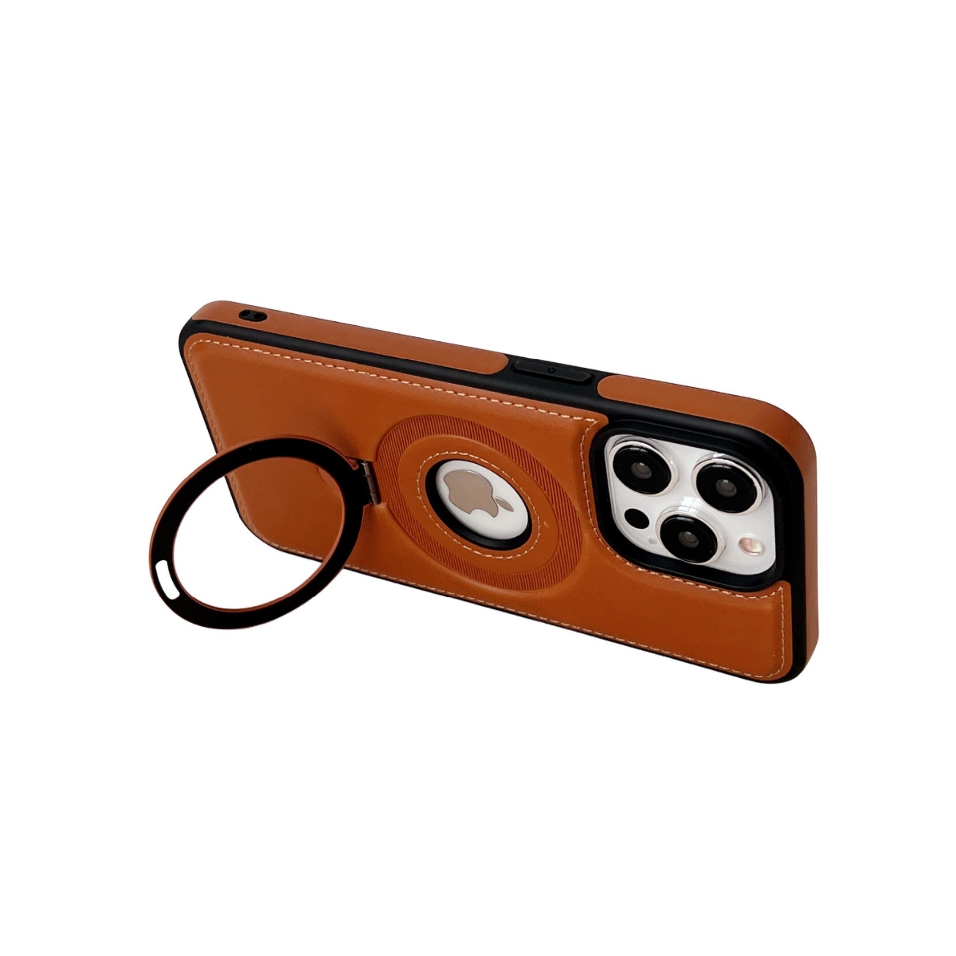 Schokbestendig Leren Magnetisch iPhone Hoesje
