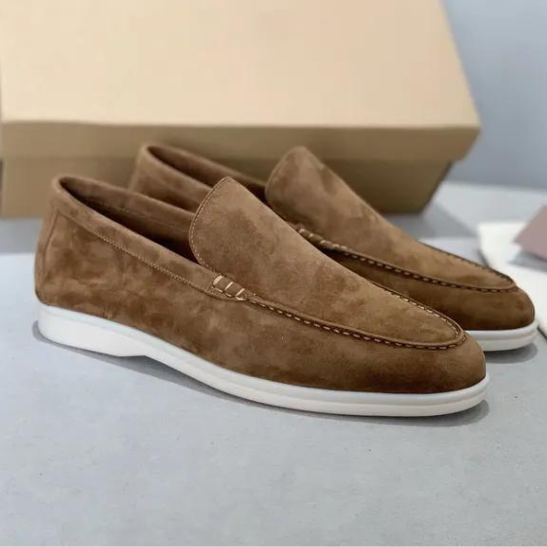 Suède loafers