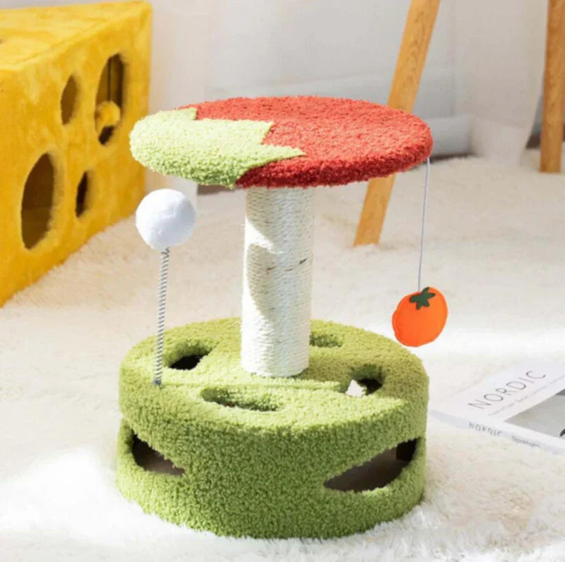 Torre da Grattare e Gioco – Divertimento Compatto per Ogni Gatto