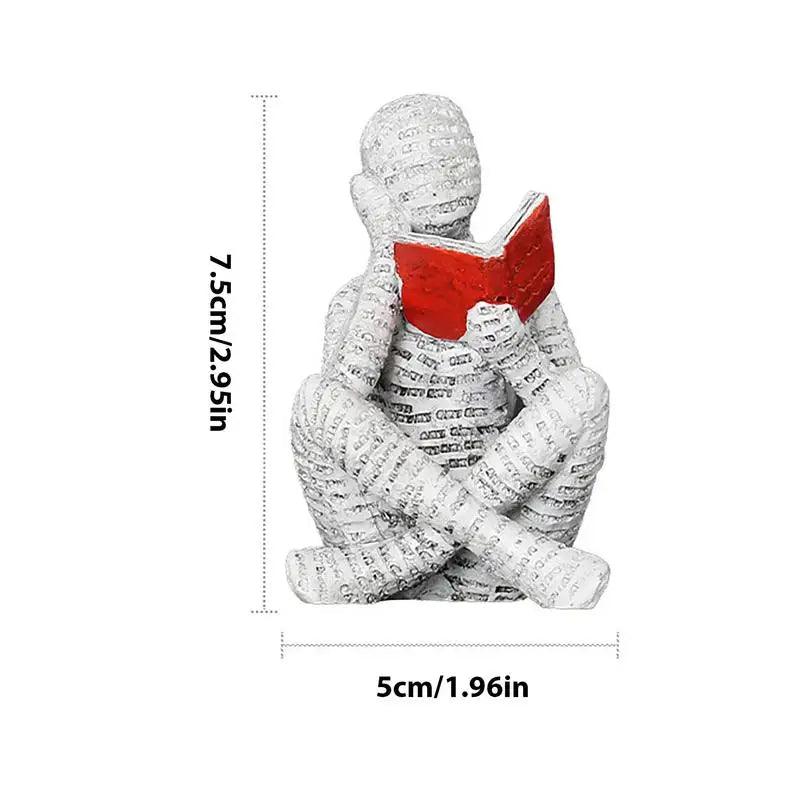Scultura da lettura ornamento artistico