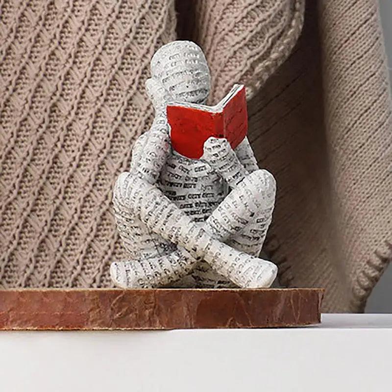 Scultura da lettura ornamento artistico