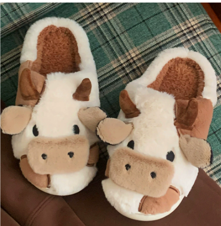 Slippers with animal pattern for women | Indoor