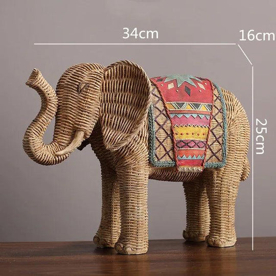 Handmade Elephant Decoration Figurine