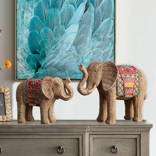 Handmade Elephant Decoration Figurine