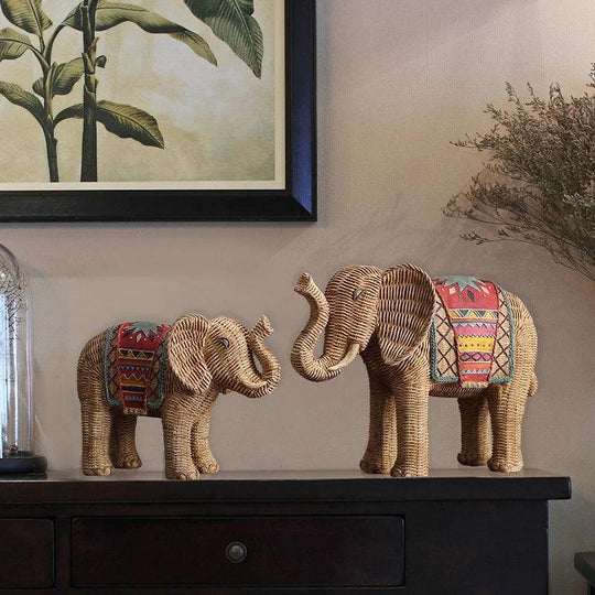 Handmade Elephant Decoration Figurine