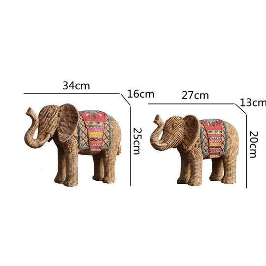 Handmade Elephant Decoration Figurine