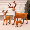 Cartoon Elk Plush Christmas Ornament