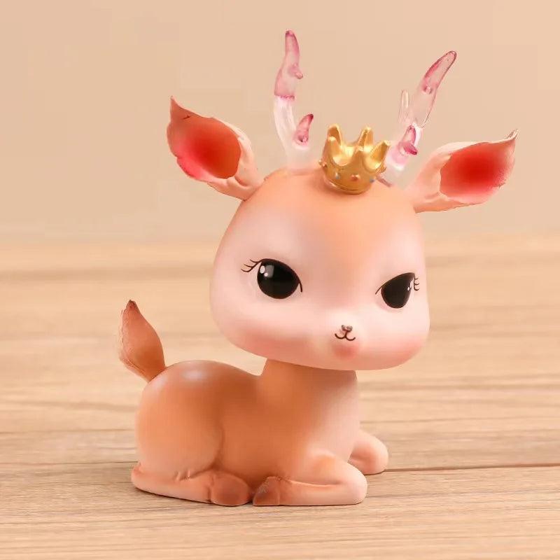 Pink Calf Resin Bobblehead