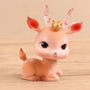 Pink Calf Resin Bobblehead