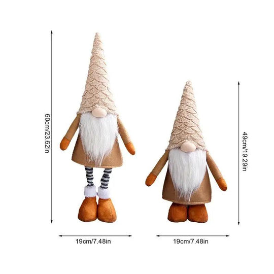 Christmas Gnomes Decorations with Long Retractable Legs