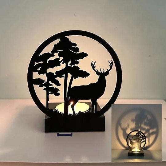 Eland Candle Holder Christmas Ornament