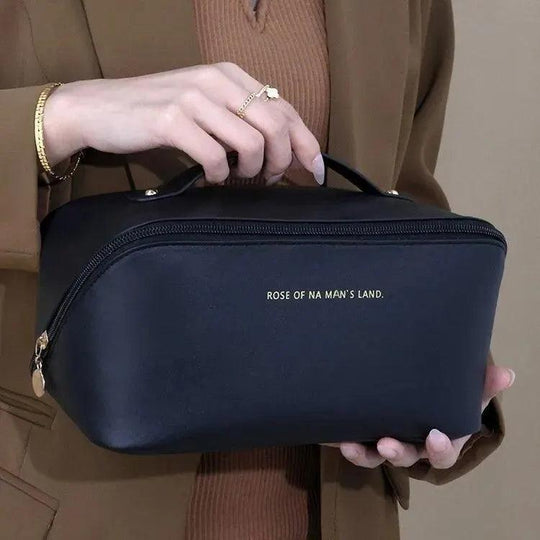 Organisateur de maquillage – Trousse de toilette pour dames – Sac de rangement cosmétique de luxe pour voyages