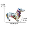 Colorful French Bulldog Wax Figurine - Pet Dog DIY Graffiti Craft & Desk Decoration