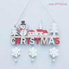 2024 Houten Kersthangers - Deur Muur Xmas Decor, Boom Hang Ornamenten voor Gelukkig Nieuwjaar 2025