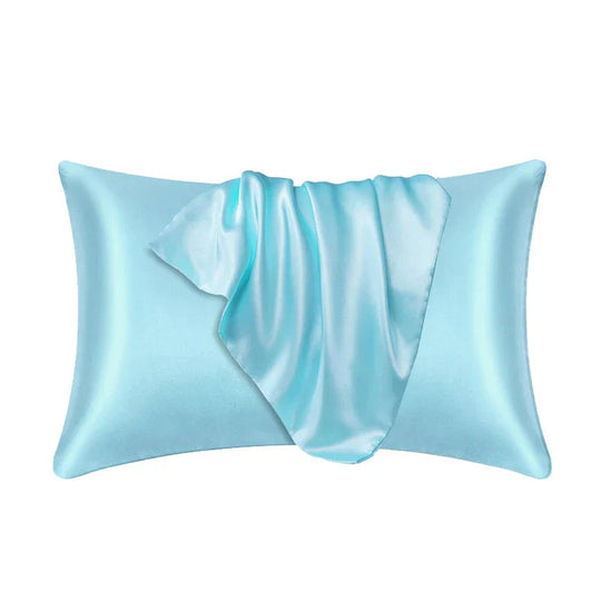 Taie d'oreiller en satin doux comme de la soie - Housse d'oreiller douce pour cheveux et peau, décoration cosy pour la literie à la maison