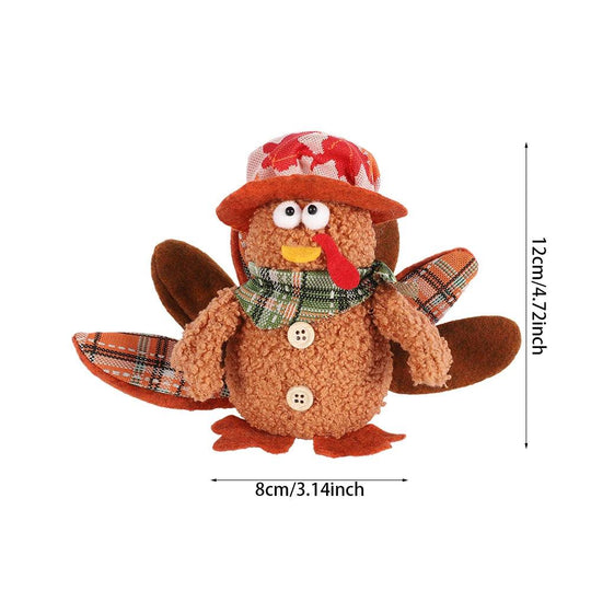 Raccolto Autunnale Peluche Tacchino Gnomo