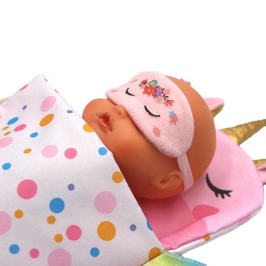 Sac de couchage Poppen avec oreiller licorne