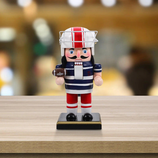 Wooden Rugby Nutcracker