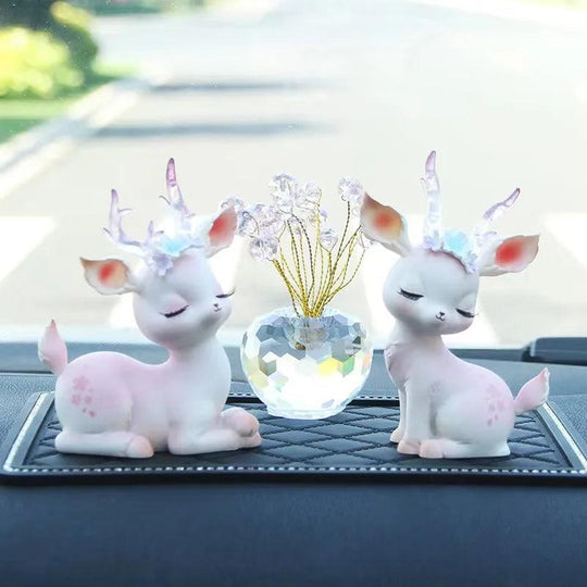 Pink Calf Resin Bobblehead