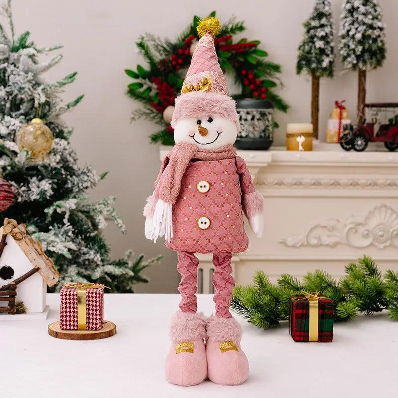 Pink Christmas Telescopic Dolls