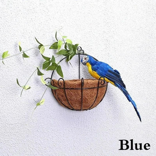 BirdieFigurine| Set di Pappagalli Decorativi Appesi