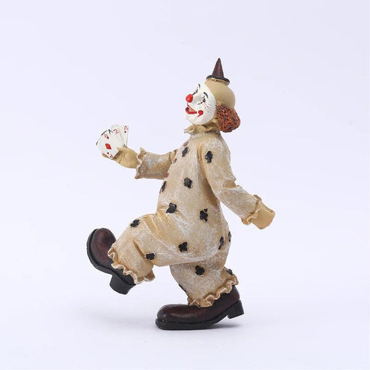 Circus Clown Figurine Buffoon Figure