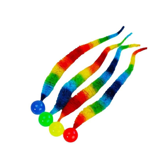 Set da 3 pezzi - Pallina elastica a nastro giocattoli per gatti